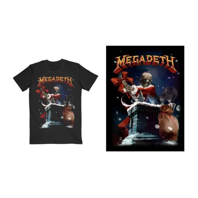 Megadeth Santa Vic Chimney T-Shirt
