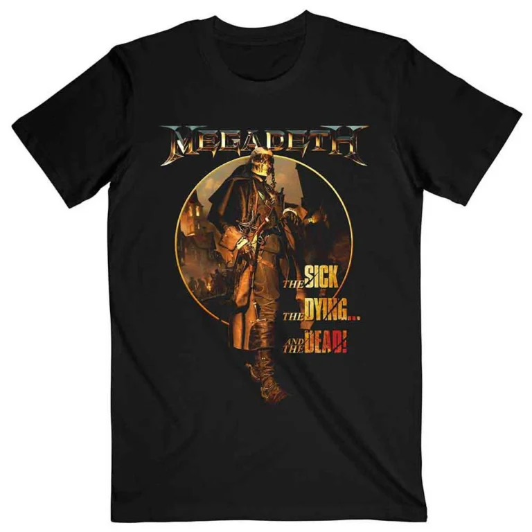 Megadeth The Sick, The Dying And the Dead Circle Album Art T-Shirt