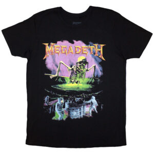 Megadeth Contaminated Black Back Print T-Shirt