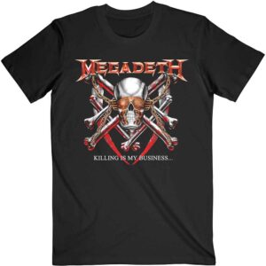 Megadeth Killing Is My Business Black Back Print T-Shirt