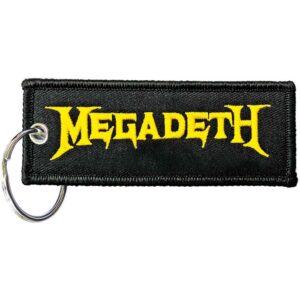 Megadeth Patch Logo Double Sided Keychain