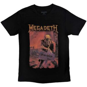Megadeth Peace Sells Album Cover Black Back Print T-Shirt