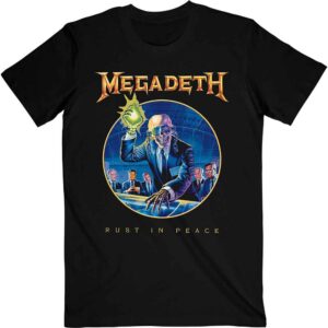Megadeth Rust In Peace Anniversary Black T-Shirt