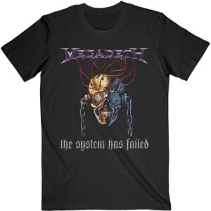 Megadeth Systems Fail Black T-Shirt