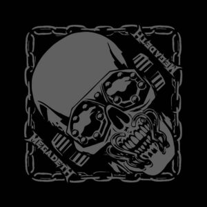Megadeth Unisex Vic Rattlehead Black Bandana