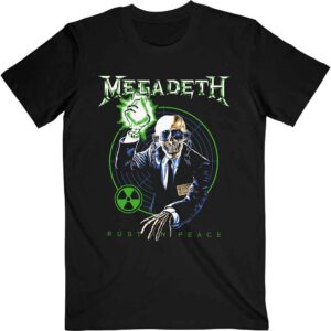 Megadeth Vic Target Rust In Peace Anniversary Black T-Shirt
