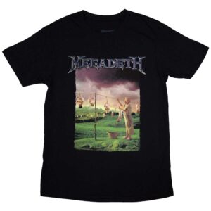 Megadeth Youthanasia Tracklist Black Back Print T-Shirt