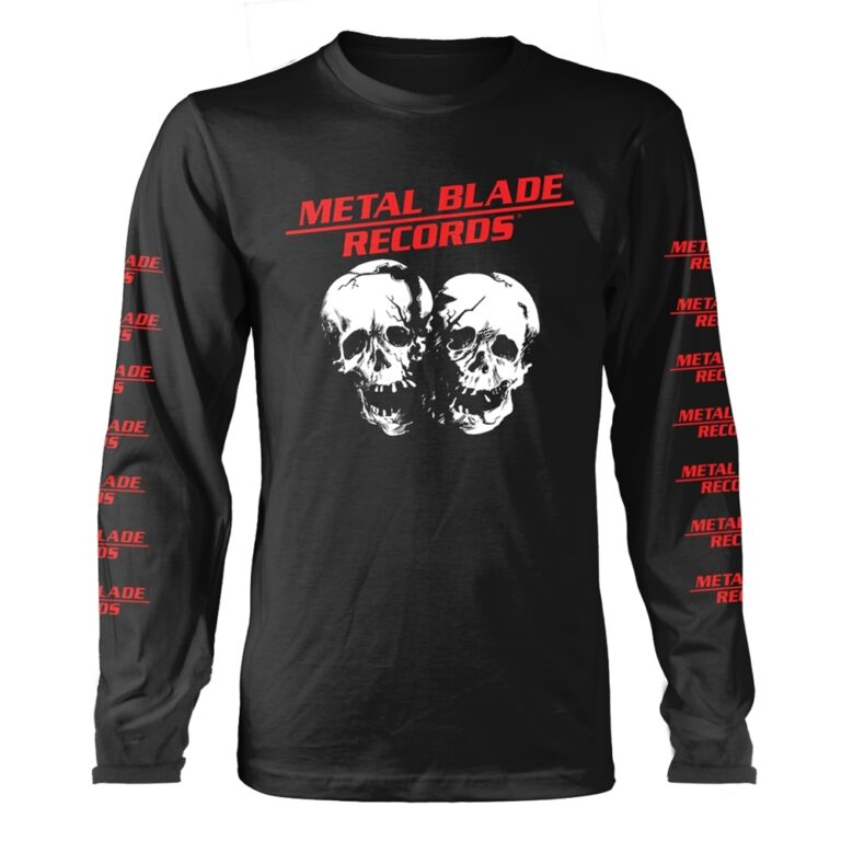 Metal Blade Records – Crushed Skulls Long Sleeved T-Shirt