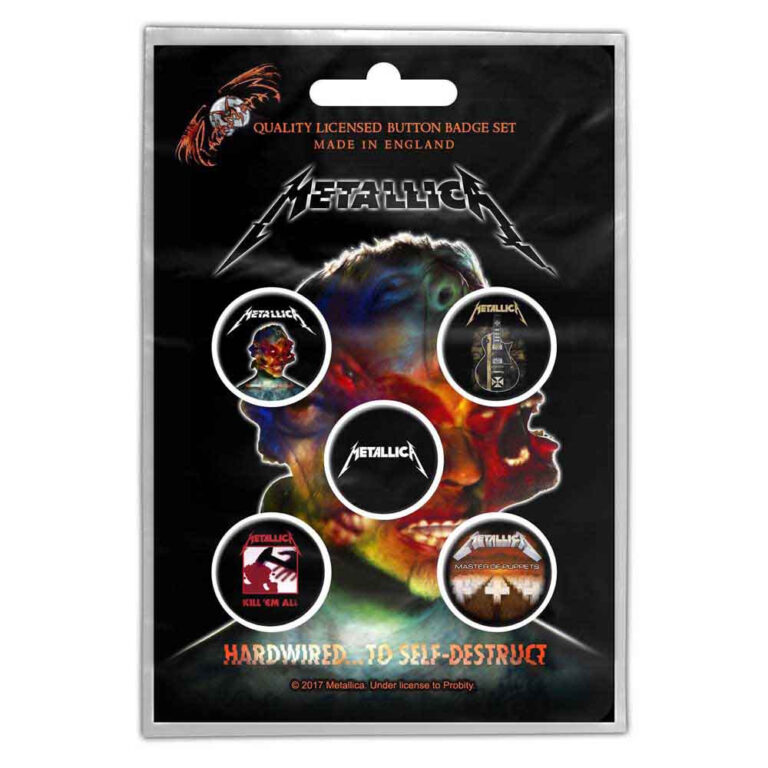 Metallica Hardwired to self-destruct Badge Pack