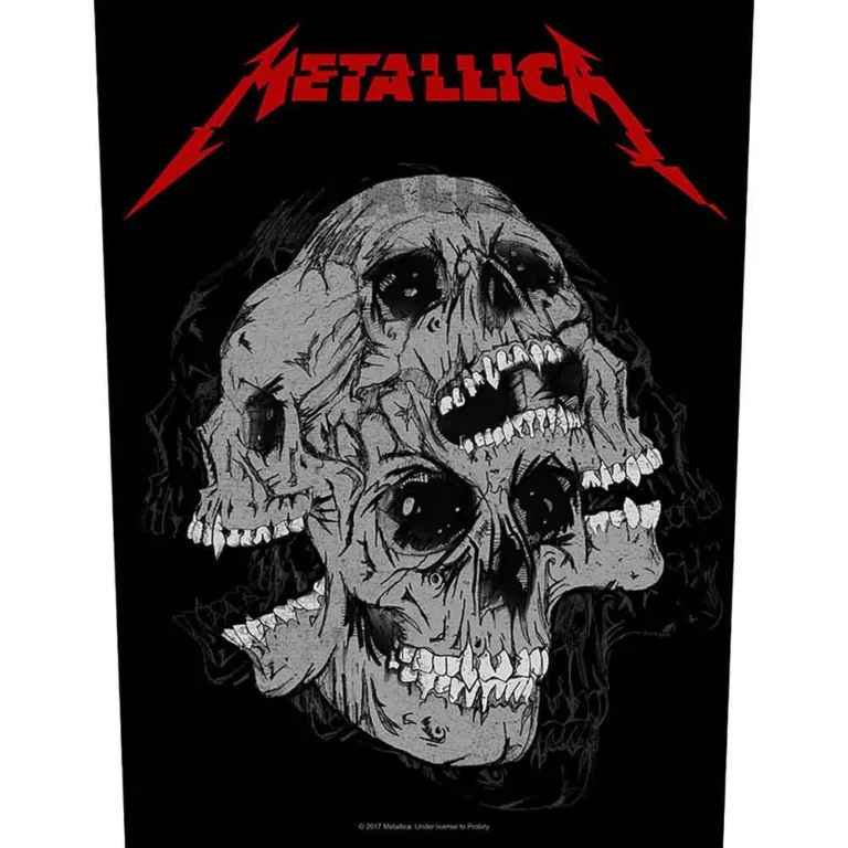 Metallica Skulls Back Patch