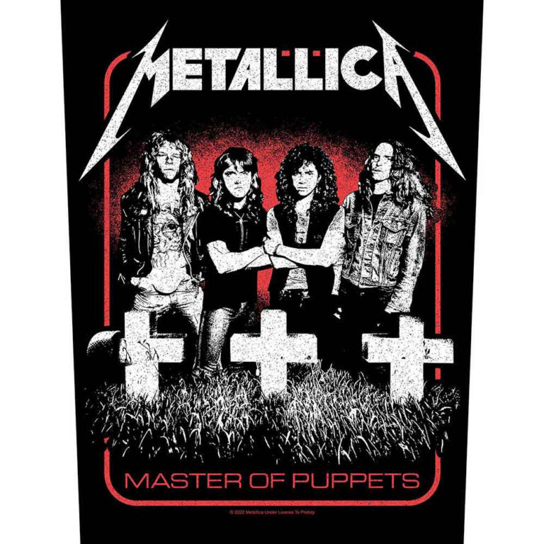 Metallica Master Of Puppets Band Back Patch