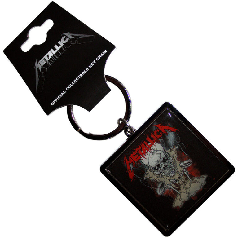 Metallica Skeleton Poster Keychain