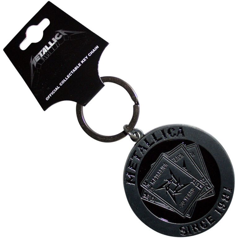 Metallica 30th Anniversary Playing Card Keychain