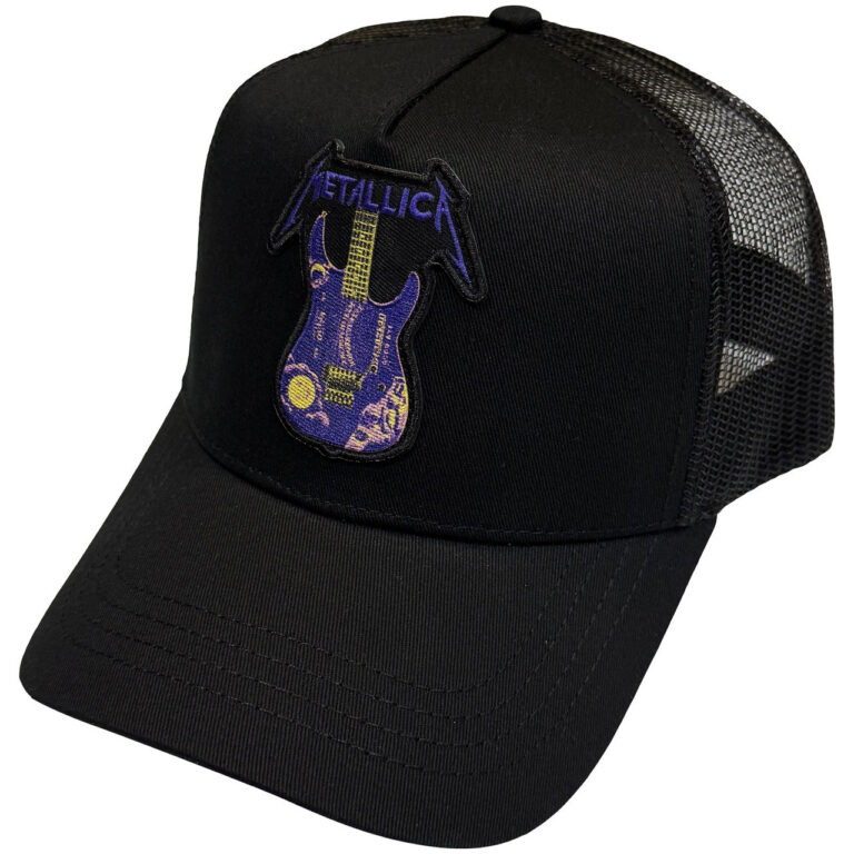 Metallica Kirk Purple Ouija Guitar Mesh Back Cap