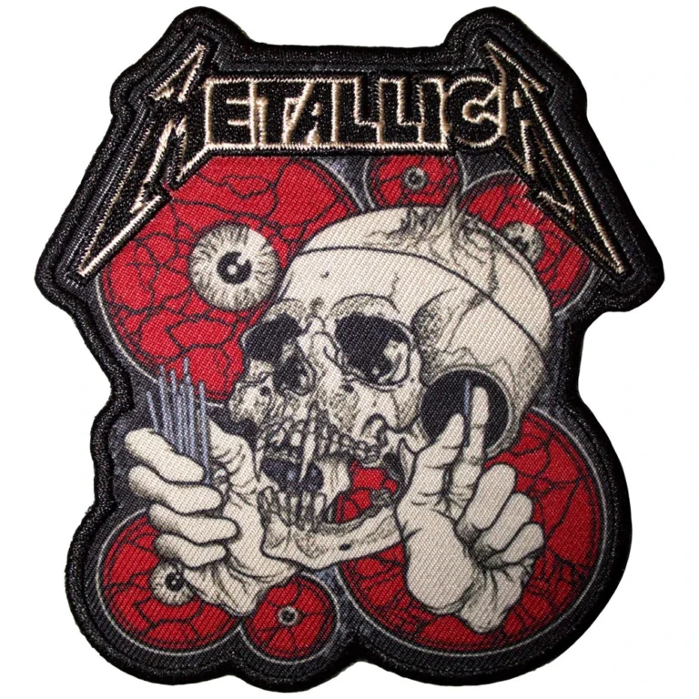 Metallica The Shortest Straw Red Eyes Patch