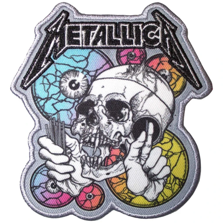 Metallica The Shortest Straw Multicolored Eyes Patch