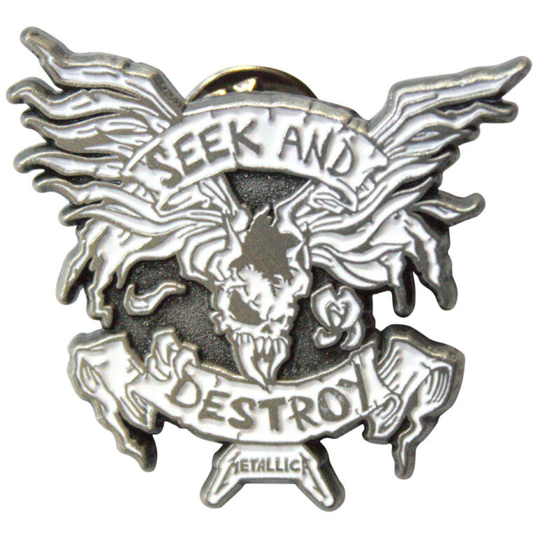 Metallica Seek & Destroy Pin Badge
