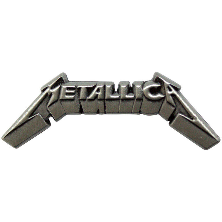 Metallica 3D Logo Pin Badge