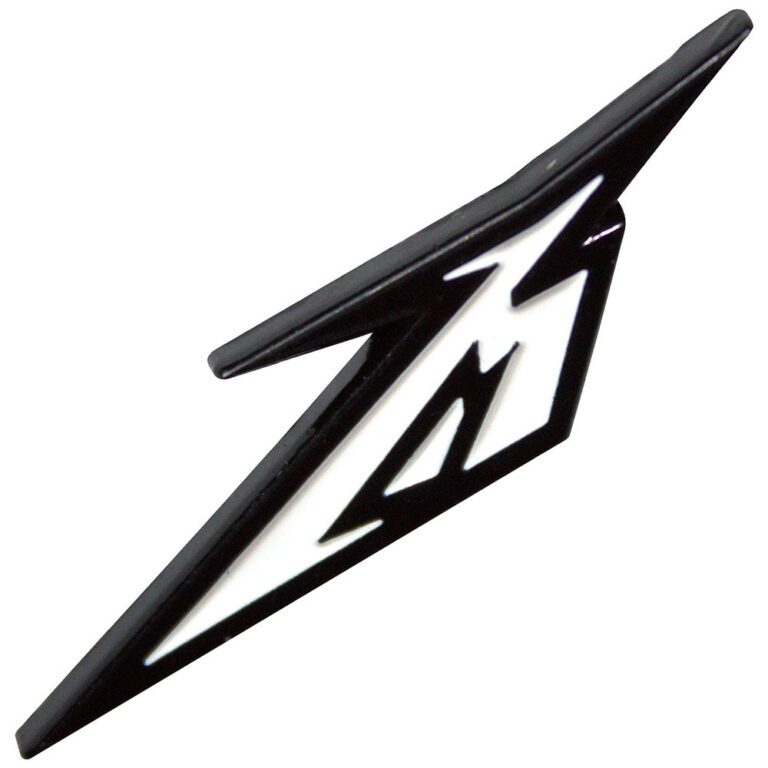 Metallica Black & White M Logo Pin Badge