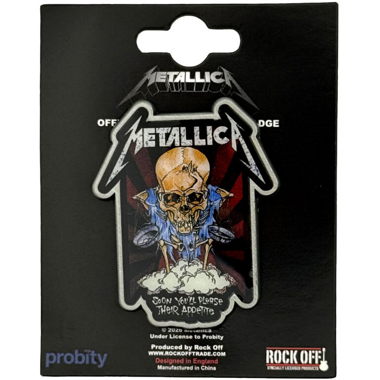Metallica Doris Pin Badge