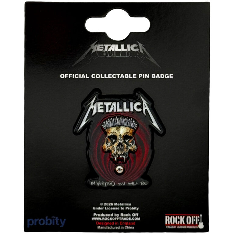 Metallica In Vertigo Detail Pin Badge
