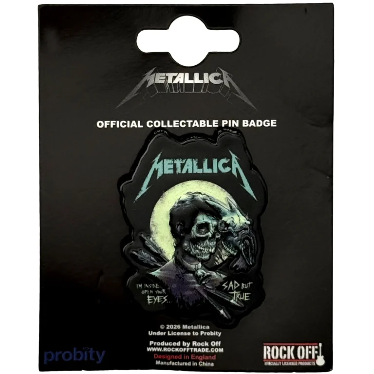 Metallica Sad But True Pin Badge