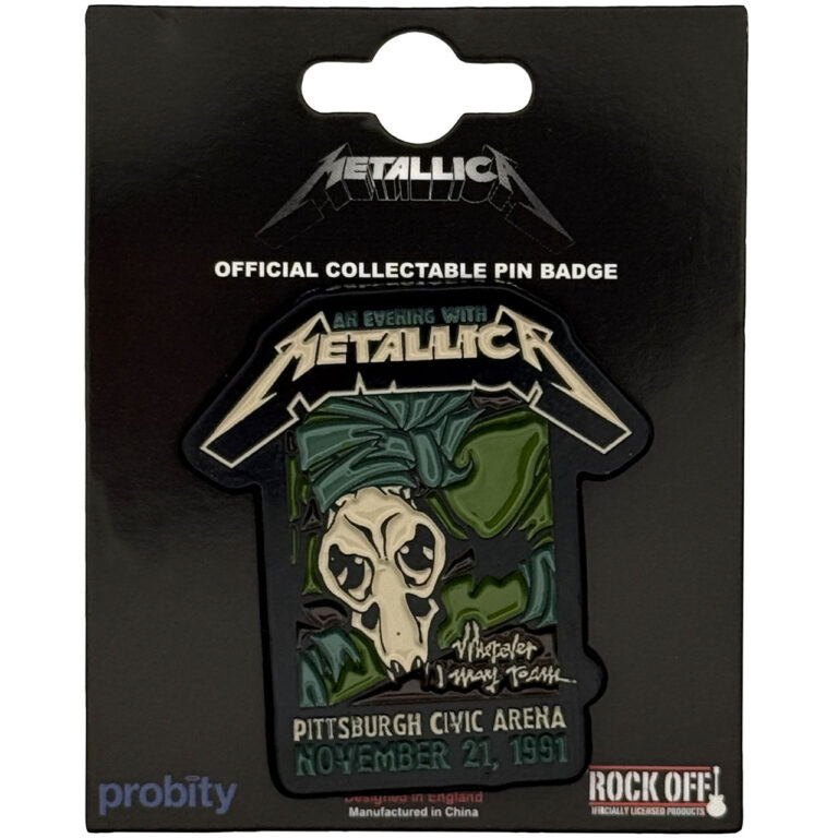 Metallica Roam Tour Pin Badge