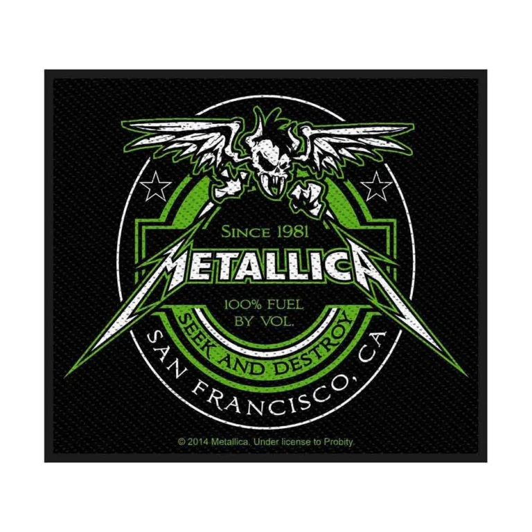 Metallica Beer Label Patch