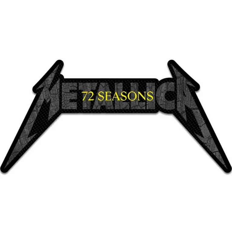 Metallica 72 Seasons Charred Logo Cut Out Patch