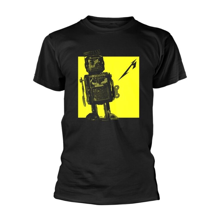Metallica – Burnt Robot Front / Back Print T-Shirt
