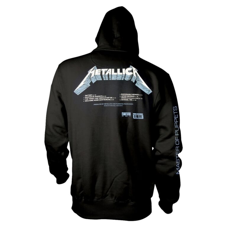 Metallica – Master Of Puppets Tracks Hoodie