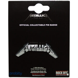 Metallica 3D Logo Pin Badge