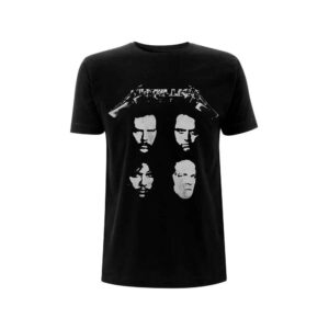 Metallica 4 Faces Back Print T-Shirt