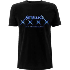 Metallica 40 XXXX Black T-Shirt
