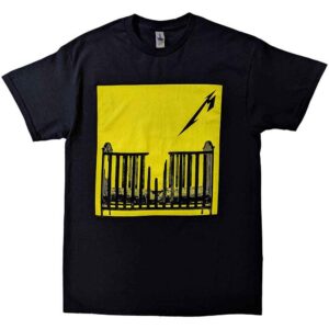 Metallica 72 Seasons Burnt Crib Black Back Print T-Shirt
