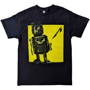 Metallica 72 Seasons Burnt Robot Back Print T-Shirt