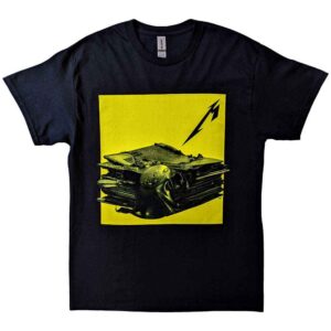 Metallica 72 Seasons Burnt Vinyl Black Back Print T-Shirt