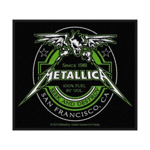 Metallica Beer Label Patch