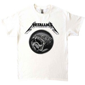 Metallica Black Album Poster White T-Shirt