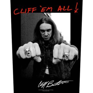 Metallica Cliff 'Em All! Back Patch