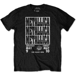 Metallica Cow Palace Black T-Shirt