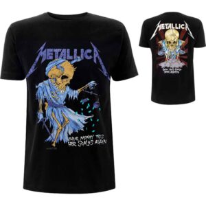 Metallica Doris Black Back Print T-Shirt