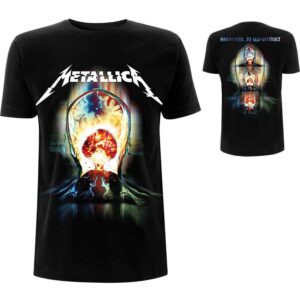Metallica Exploded Black Back Print T-Shirt
