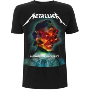 Metallica Hardwired Album Cover Black T-Shirt