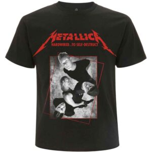 Metallica Hardwired Band Concrete Black T-Shirt