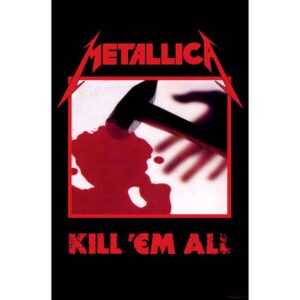 Metallica Kill 'em all Textile Poster