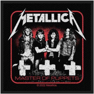 Metallica Master Of Puppets Band Standard Woven Patch