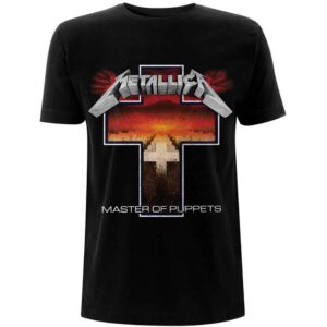 Metallica Master of Puppets Cross Black T-Shirt