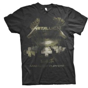 Metallica Master of Puppets Distressed Black T-Shirt