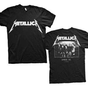 Metallica Master of Puppets Photo Black Back Print T-Shirt